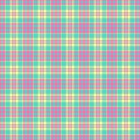 A cheerful, colorful plaid pattern. Seamless design ideal for backgrounds, textiles, or festive projects. Creates a lighthearted, cozy vibe. vector