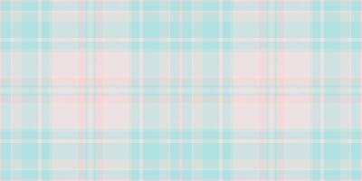 Soft pastel pink and aqua plaid pattern. Ideal for textile design, branding, website backgrounds, and feminine projects. This delicate, seamless texture evokes feelings of calmness and serenity. vector