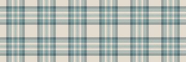 Elegant teal and cream plaid pattern. Perfect for textile design, fashion, home decor, and website backgrounds. Subtle texture evokes a feeling of warmth and comfort. vector
