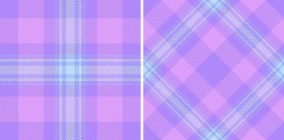 Pastel plaid patterns, seamless. Soft, charming textile designs perfect for backgrounds, fabrics, or crafts. Calming, cheerful aesthetic. Versatile backdrop. vector