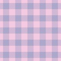 Korean plaid seamless background, copy space texture fabric. Scotland textile pattern tartan check in light and pastel colors. vector