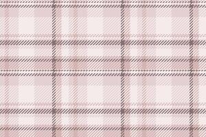 Elegant blush pink and taupe plaid pattern. Subtle texture and soft color palette evoke feelings of warmth and comfort. Perfect for textile design, fashion, home decor, or website backgrounds. vector