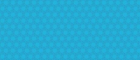 Abstract turquoise hexagon pattern background. Perfect for website banners, presentations, or textile design. Clean, geometric design conveys order, structure, and modernity. vector