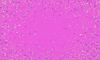 Vibrant pink background scattered with pastel confetti. Perfect for celebratory designs, invitations, or adding a joyful touch to your projects. vector