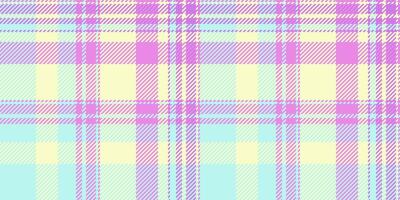 Pastel plaid pattern in soft pink, yellow, and blue hues. Perfect for textile design, website backgrounds, or scrapbooking. This cheerful, repeating texture evokes feelings of spring and happiness. vector