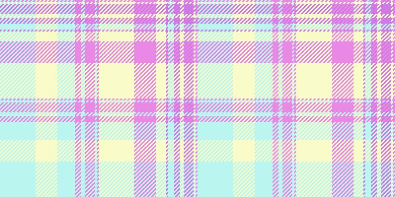 Pastel plaid pattern in soft pink, yellow, and blue hues. Perfect for textile design, website backgrounds, or scrapbooking. This cheerful, repeating texture evokes feelings of spring and happiness.
