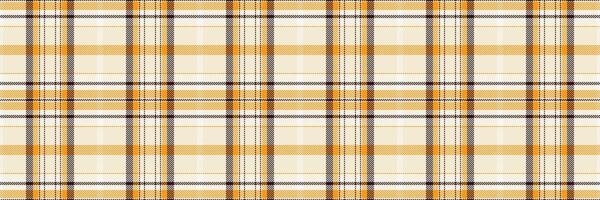 Warm, autumnal plaid pattern in soft orange and cream tones. Perfect for textile design, packaging, or website backgrounds. The subtle color palette evokes feelings of comfort and rustic charm. vector