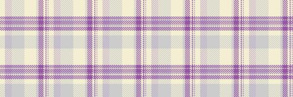 Elegant lilac and cream plaid pattern. Perfect for textile design, fashion, or website backgrounds. Subtle texture and soft color palette evoke feelings of calmness and sophistication. vector
