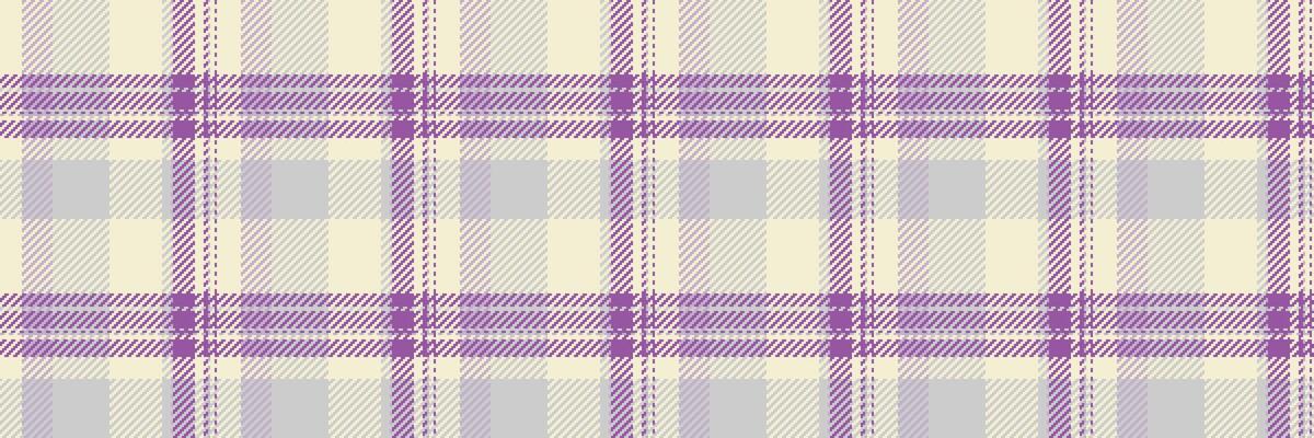 Elegant lilac and cream plaid pattern. Perfect for textile design, fashion, or website backgrounds. Subtle texture and soft color palette evoke feelings of calmness and sophistication.