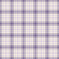 Classic woven plaid pattern design. Purple and cream color scheme. Ideal for fabric, textiles, backgrounds, or digital design projects. vector