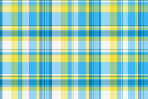 Vibrant pastel plaid pattern in cheerful blue, yellow, and green hues. Perfect for textile design, website backgrounds, or scrapbooking projects.