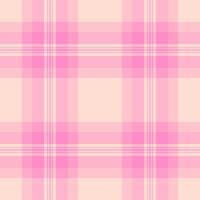 Delicate pink plaid pattern. Versatile backdrop for design projects, textiles, wallpaper, fashion, and cute feminine themes. Soft, subtle, and elegant. vector