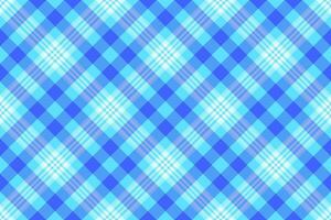 Vibrant blue and white plaid pattern, ideal for textile design, website backgrounds, or fashion projects. vector