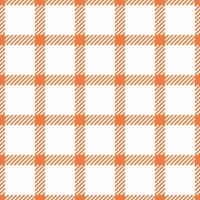 Vibrant orange and white checkered pattern. Perfect for textile design, website backgrounds, or fallthemed projects. vector