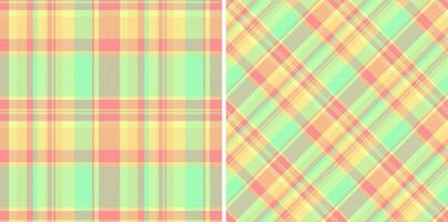 Pastelcolored tartan patterns a classic, woven design. Versatile for backgrounds, textiles, design projects. Evokes comfort, style, and traditional aesthetics. vector