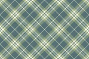 Elegant green and white plaid pattern. Perfect for textile design, apparel, or website backgrounds. This seamless texture evokes a sense of calm and sophistication. vector
