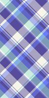 Elegant diagonal plaid pattern in soft purple, blue, and white hues. Perfect for textile design, website backgrounds, or crafting projects. Subtle texture adds visual depth. vector