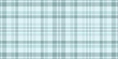 Subtle pastel teal plaid pattern. Perfect for textile design, website backgrounds, or stationery. This calming, seamless texture evokes feelings of serenity and tranquility. vector