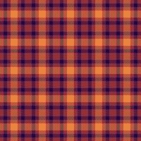Vibrant autumnal plaid pattern. Perfect for fallthemed designs, textiles, or backgrounds. This seamless texture evokes warmth and rustic charm, ideal for seasonal branding or web design. vector