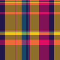 Stitch texture plaid fabric, masculine pattern tartan seamless. Creativity check textile background in amber and pink colors. vector