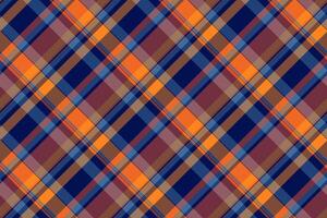 Classic tartan pattern with vibrant intersecting stripes. Perfect for backgrounds, textiles, or adding a touch of traditional style to your design. vector