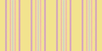 Tissue background seamless pattern, formal textile vertical. Pee lines stripe texture fabric in khaki and violet colors. vector