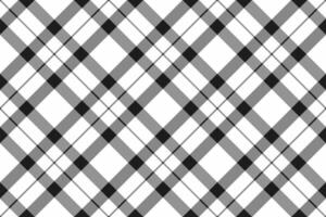 Elegant black and white plaid pattern. Perfect for textile design, website backgrounds, or adding a touch of classic style to any project. vector