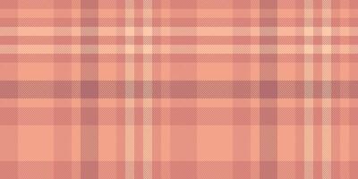 Subtle peach and dusty rose plaid pattern. Perfect for textile design, fashion, and website backgrounds. Creates a soft, calming, and sophisticated aesthetic. Ideal for autumnal or spring themes. vector