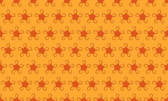Vibrant orange and burnt orange repeating geometric pattern. Perfect for textile design, website backgrounds, or any project needing a bold, playful aesthetic. vector