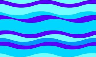 Vibrant blue and purple wavy stripes create a dynamic, seamless pattern. Perfect for backgrounds, website design, or textile prints this image evokes feelings of fluidity, energy, and summer. vector