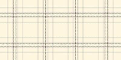 Subtle cream and gray plaid pattern. Elegant, minimalist design perfect for textile prints, website backgrounds, or stationery. Evokes feelings of calm and sophistication. vector