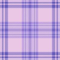 Pastel plaid pattern. Violet and pink create a classic tartan design. Ideal for backgrounds, textiles, or decorative projects. Cozy and versatile. vector