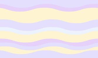 Serene pastel wave pattern. Perfect for backgrounds, websites, social media, or any design needing a calming, whimsical touch. Soft lavender and cream colors create a peaceful, dreamy aesthetic. vector