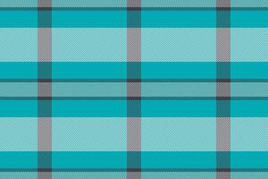 Classic seamless plaid pattern featuring teal and blue hues. Use as a background, texture, or graphic element in designs needing a traditional yet modern feel. vector