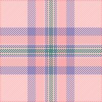 Pastel pink, purple, and green plaid pattern. Subtle texture and soft color palette ideal for textile design, fashion, and website backgrounds. Evokes feelings of warmth and gentle femininity. vector