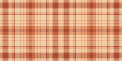 Subtle terracotta and cream plaid pattern. Perfect for autumnal designs, textiles, or website backgrounds. Evokes warmth, comfort, and rustic charm. vector