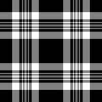 Stylish black, white, and grey plaid pattern. Perfect for textile design, website backgrounds, or fashion projects. vector