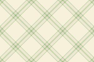 Elegant green and cream diagonal plaid pattern. Perfect for textile design, wallpaper, packaging, or website backgrounds. vector