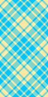 Vibrant blue and beige plaid pattern. Perfect for textile designs, website backgrounds, or packaging. This cheerful, geometric design evokes feelings of freshness and optimism. vector