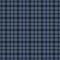 Classic plaid pattern. Seamless checkered design in navy and white hues. Ideal for textiles, backgrounds, or adding a traditional touch to creative projects. vector