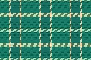 Seamless teal and cream plaid pattern. Perfect for textile design, website backgrounds, or crafting projects. vector