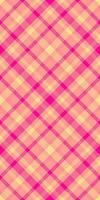 Outfit textile seamless texture, checker check plaid . Interior background pattern fabric tartan in red and bright colors. vector
