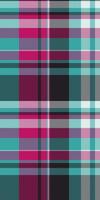 Vibrant teal, pink, and maroon plaid pattern. Perfect for textile design, fashion, web backgrounds, or any project needing a bold, geometric texture. vector