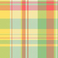 Vibrant pastel plaid pattern. Perfect for textile designs, springsummer themes, or adding a cheerful touch to any project. This cheerful, repeating texture evokes feelings of warmth and optimism. vector