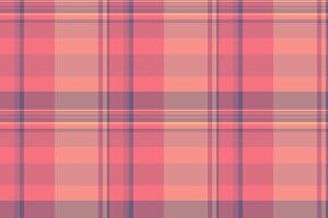 Warm plaid pattern in shades of pink, peach and lavender. Classic textile design. Great for backgrounds, fabric design, or festive projects. Versatile stylish. vector