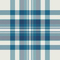 Elegant teal and white plaid pattern. Perfect for textile design, fashion, and website backgrounds. This seamless texture evokes a feeling of sophistication and classic style. vector