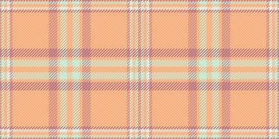 Soft peach and pastel plaid pattern. Perfect for textile designs, backgrounds, and website templates. This subtle yet stylish design evokes feelings of warmth and comfort. vector