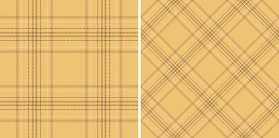 Elegant, neutral plaid patterns. Perfect for autumnal designs, textiles, website backgrounds, or stationery. Subtle earthy tones offer a sophisticated, versatile texture. vector