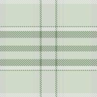 Gentle green plaid pattern. Versatile tartan design for backgrounds, textiles, and design projects. A classic, comforting, and infinitely repeatable texture. vector