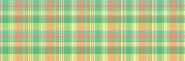 Vibrant pastel plaid pattern in peach, mint green, and yellow. Perfect for textile design, springsummer projects, or adding a cheerful, retro feel to websites and branding. vector
